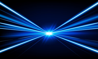 Abstract Modern abstract high-speed movement and Light speed Business with Electric car and concept Hitech communication concept innovation background, vector design