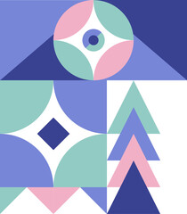 Geometric shape pattern 