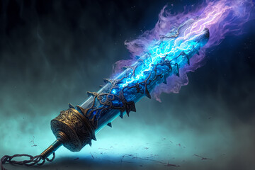 A powerful wand that can control the elements and summon powerful storms. Generative AI