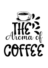 the aroma of coffee