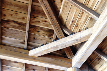 鳥よけ 剣山。鳥害対策。