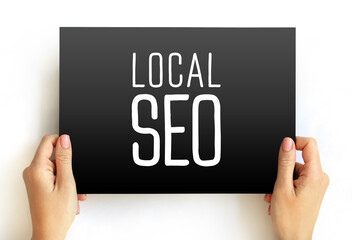 Local Seo - practice of optimizing a website in order to increase traffic, leads and brand...
