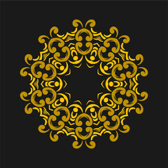 Modern mandala art vector design with a beautiful mix of colors, suitable for all advertising design needs, both for business card designs, banners, brochures and others. EPS format files