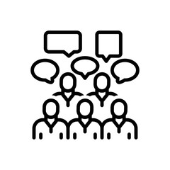 Back line icon for forum