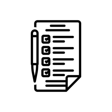 Back line icon for filled