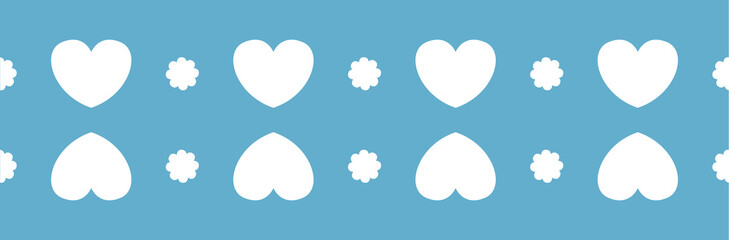 Blue heart-shaped notes, note papers, post-it notes