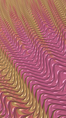 Fototapeta premium Artistic and imaginative digitally designed abstract 3D fractal background