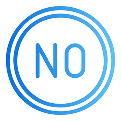 no gradient icon