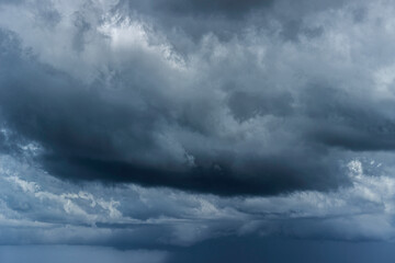 Fototapeta na wymiar dark cloud before storm cloudscape
