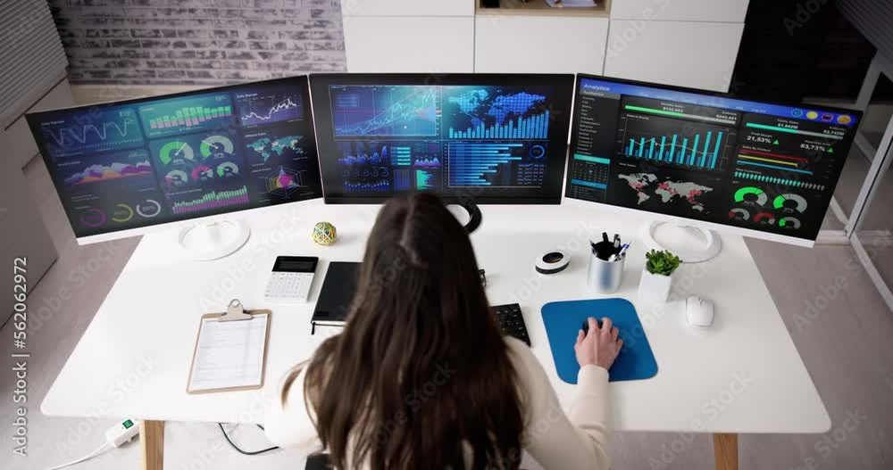 Poster kpi business analytics data dashboard
