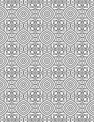 Black and white abstract geometric pattern
