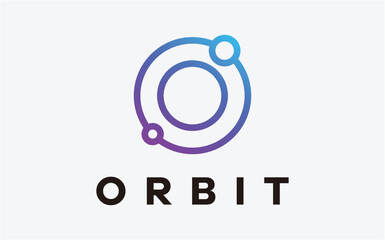 LOGO ORBIT LINE SIMPLE MODERN GALAXY © Mas_W