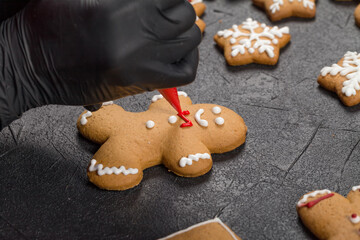 Confectioner decoration ginger cookie