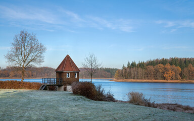 Kerspe lake, Bergisches Land, Germany