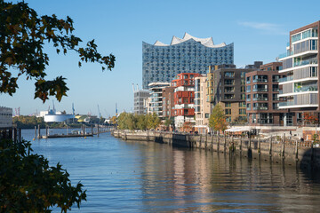 Obraz premium Modern buildings in Hamburg, Germany