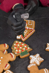 Confectioner decoration ginger cookie