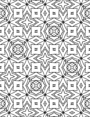 Black and white abstract geometric pattern