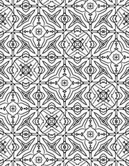 Black and white abstract geometric pattern