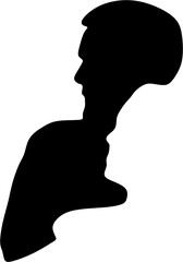 One continuous, single line  drawing of a woman and a man. Hugs of a young couple, lovers, woman and man. Valentine's Day illustration.  Romantic.