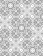 Black and white abstract geometric pattern