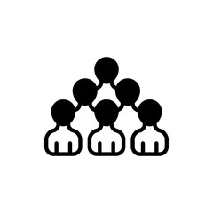 Human Resource icon in vector. Logotype