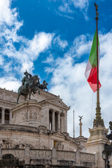 Obraz premium Altare della patria, Vittoriano, Venezia square, Rome, Lazio, Italy