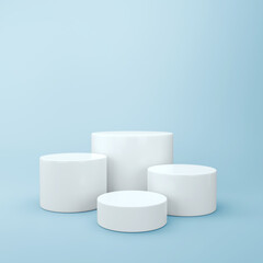 Display podium minimal for product backdrop 3d rendering