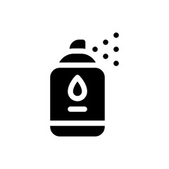 spray glyph icon