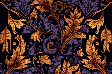 Seamless pattern element illustration