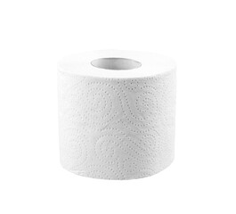Toilet paper isolated on transparent background. PNG format	
