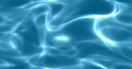 Seamless shiny water waves in pool background