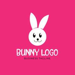 bunny logo design concept
