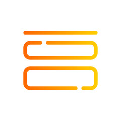 Obraz premium stroke gradient icon