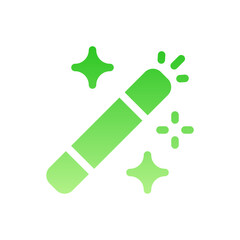 magic wand flat gradient icon