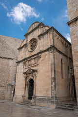 Fototapeta na wymiar Church in Dubrovnik City, Croatia