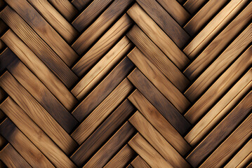 Herringbone wood background texture generative ai