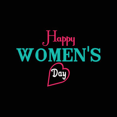 HAPPY WOMEN DAY T-SHIRT DESIGN