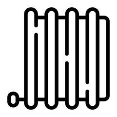 central heating line icon