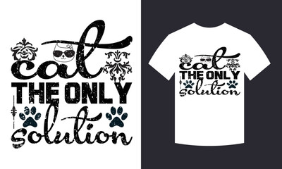 Cat T-Shirt Design, Cat Lover	
