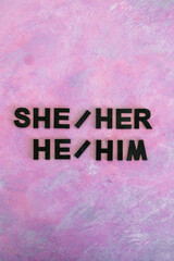 gender identity pronouns She Her and He Him, respecting people's identity in society