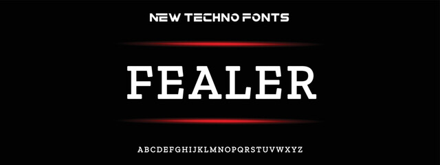 FEALER Elegant alphabet letters font and number. Classic Lettering Minimal Fashion Designs. Typography modern serif fonts decorative vintage design concept. vector illustration