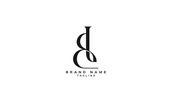 EDB, ED, DE, Abstract initial monogram letter alphabet logo design