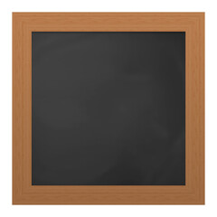 Blank framed Chalkboard - Generative AI 3D Illustration