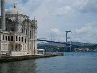 The Grand Mecidiye Mosque.on the Bosphorus.  Istanbul.