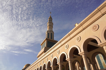Fototapeta na wymiar Islamic Center Mosque of Samarinda, Kalimantan, Indonesia.