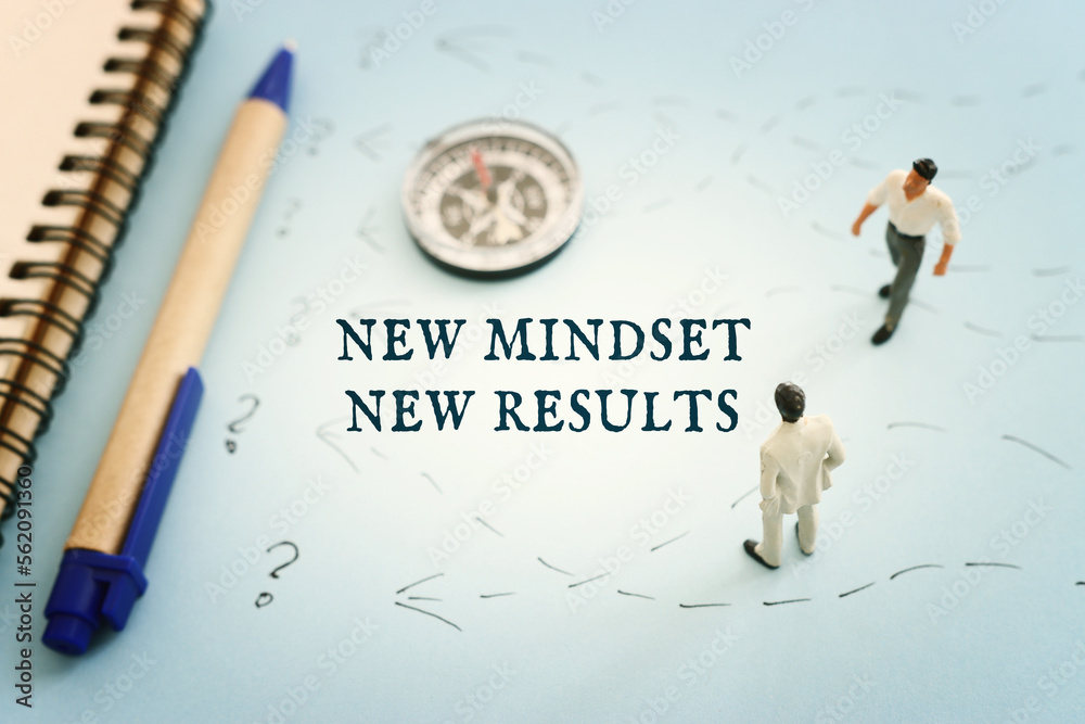 Poster concept image of people thinking about solving a problem and looking for a right way