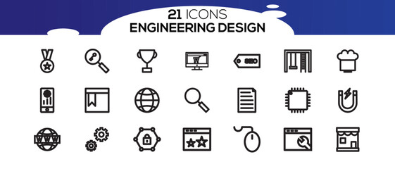 ENGINEERING ICON SET DESIGN