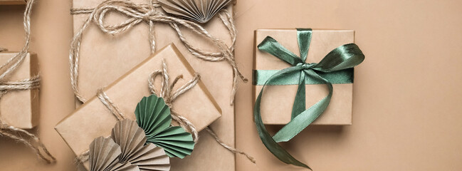 valentines day eco friendly packaging gifts in kraft pape,zero waste, eco friendly kraft paper...