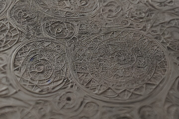 Ancient texture circles and dusty elements IA