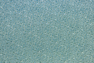 embossed blue glass as background
